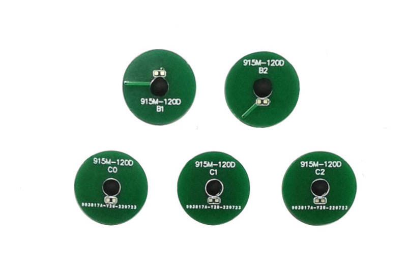 12 mm kõrge temperatuurikindel UHF-silt trükkplaadi materjal RFID elektroonilise sildi protokoll ISO/IEC18000-6