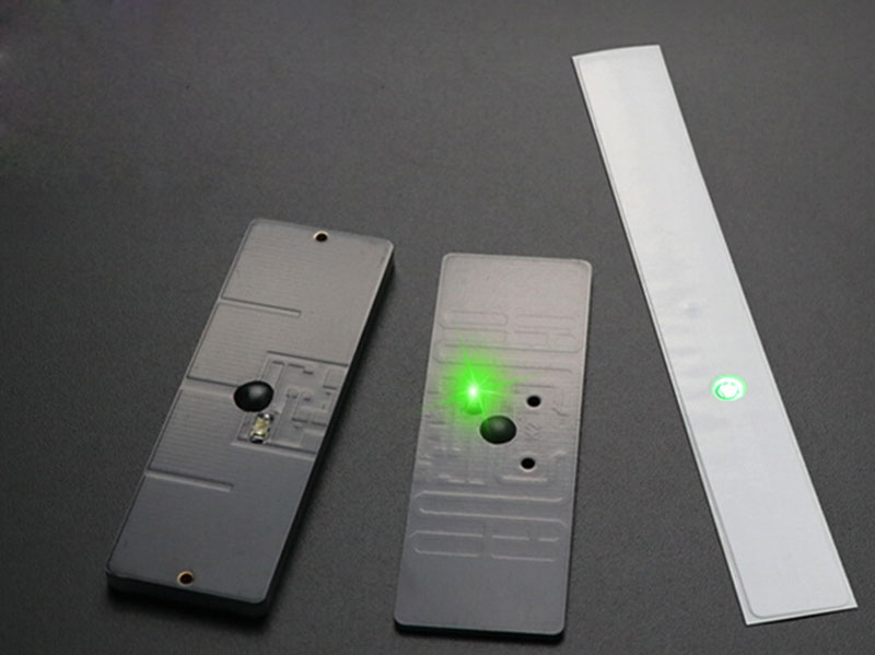 RFID helendav elektrooniline silt ülikõrge sagedusega UHF passiivne LED-tuli annab märku objektide positsioneerimisest ja leidmisest, metallivastane, võltsimiskindel